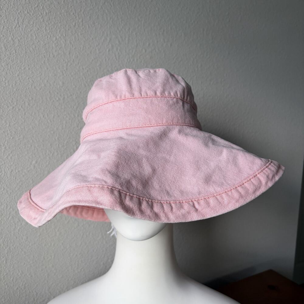 Scala Collezione Pink Cotton Sun Hat, 100% cotton, breathable, lightweight, walk
